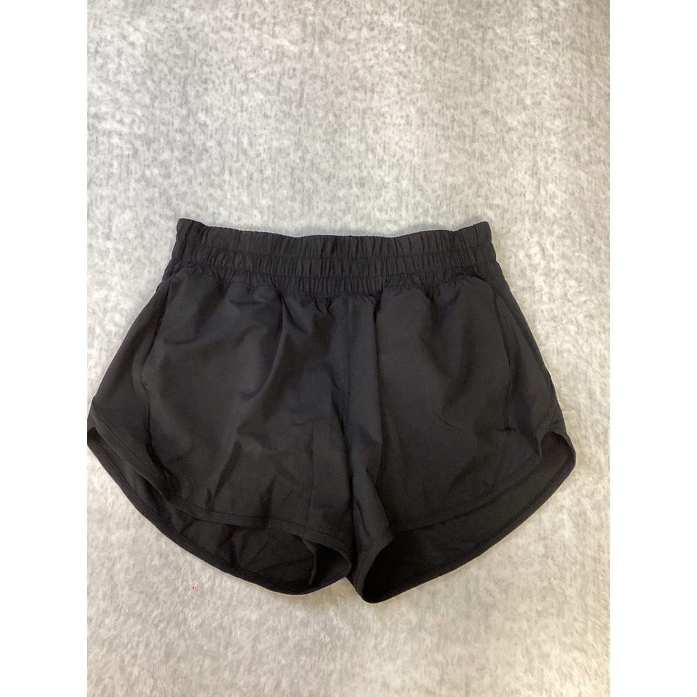 Member's Mark Womens Motion Short Black 4 In Inseam Athletic Running Size M NWT